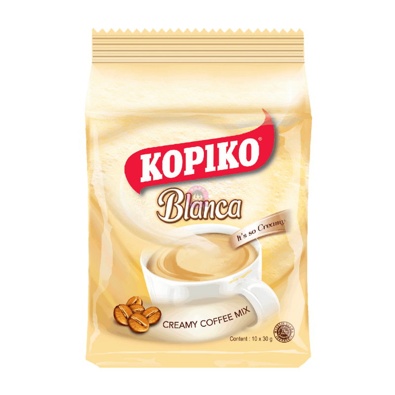 Kopiko Cafe Blanca Creamy Coffee Mix 10x30g