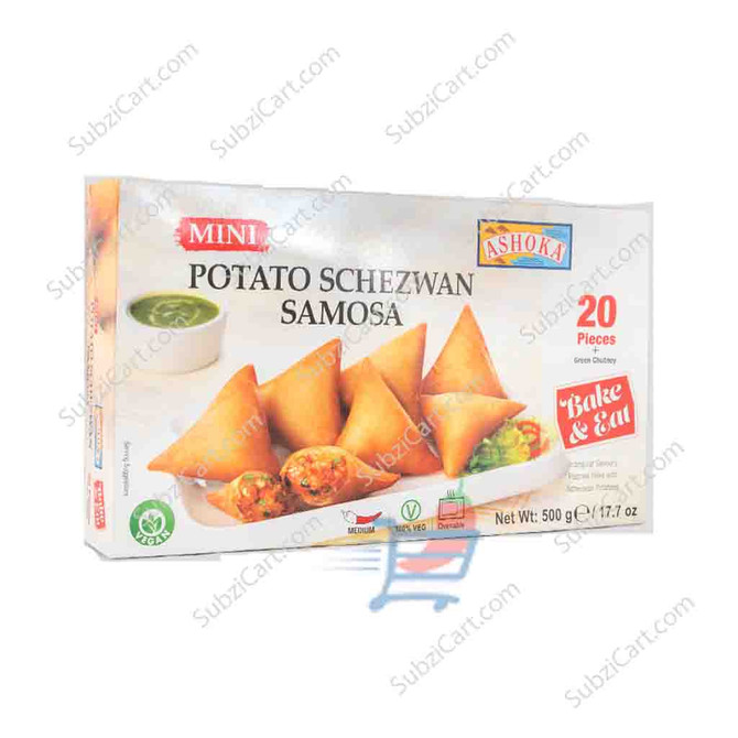 [SNCK-2005] Ashoka Samosa Potato Schezwan Mini 20pcs