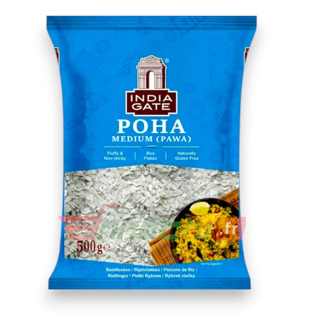 [GRFL-2007] Tasty Nibbles Poha Medium India Gate 500g