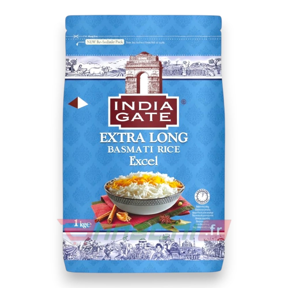 [GRFL-1006] Tasty Nibbles Extra Long Basmati Rice Excel India Gate 1kg