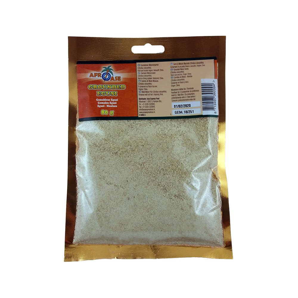 [AFRC-1002] Afroase Nasiona Melona Mielone Grounded Egusi 80g