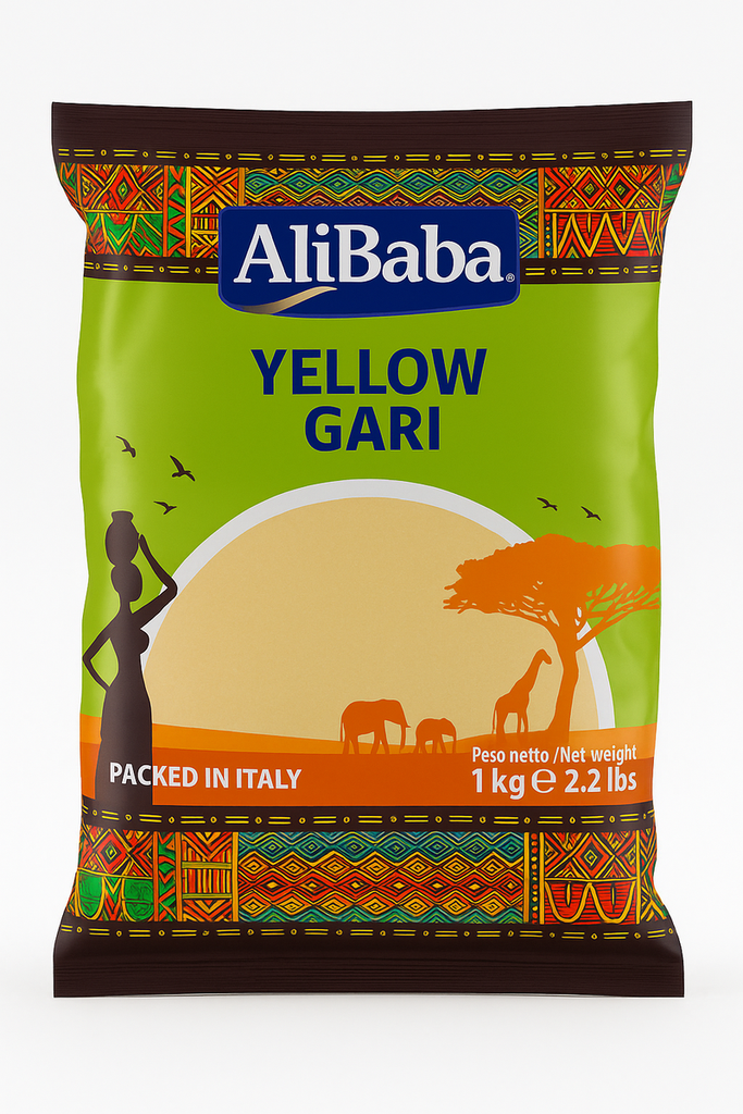 Africa Products Shop Yellow Gari AliBaba 1kg