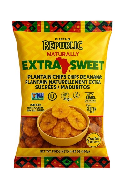 [AFRC-3001] Plantain Republic Chips Extra Sweet 140g