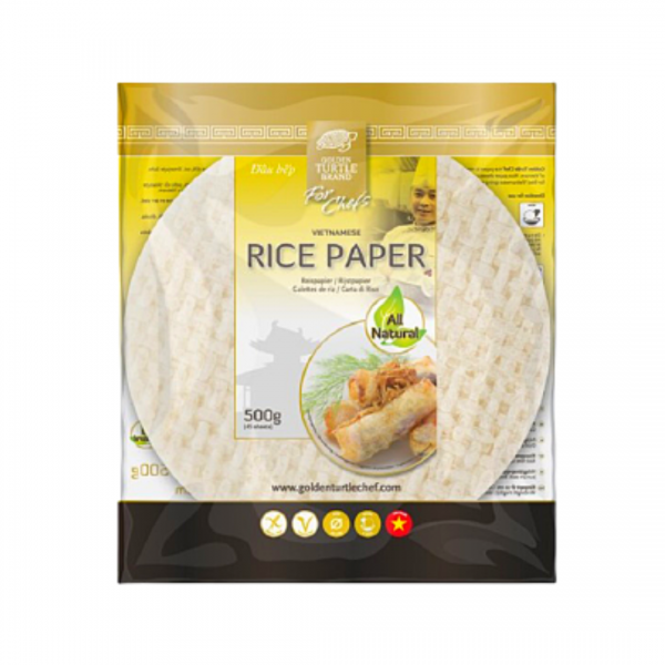 [ASIA-3007] Golden Turtle Chef Rice Paper Round 500g