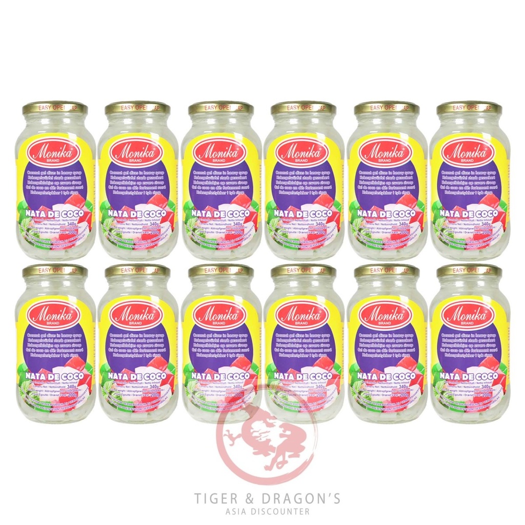 Monika White Coconut Gel Nata De Coco 340g