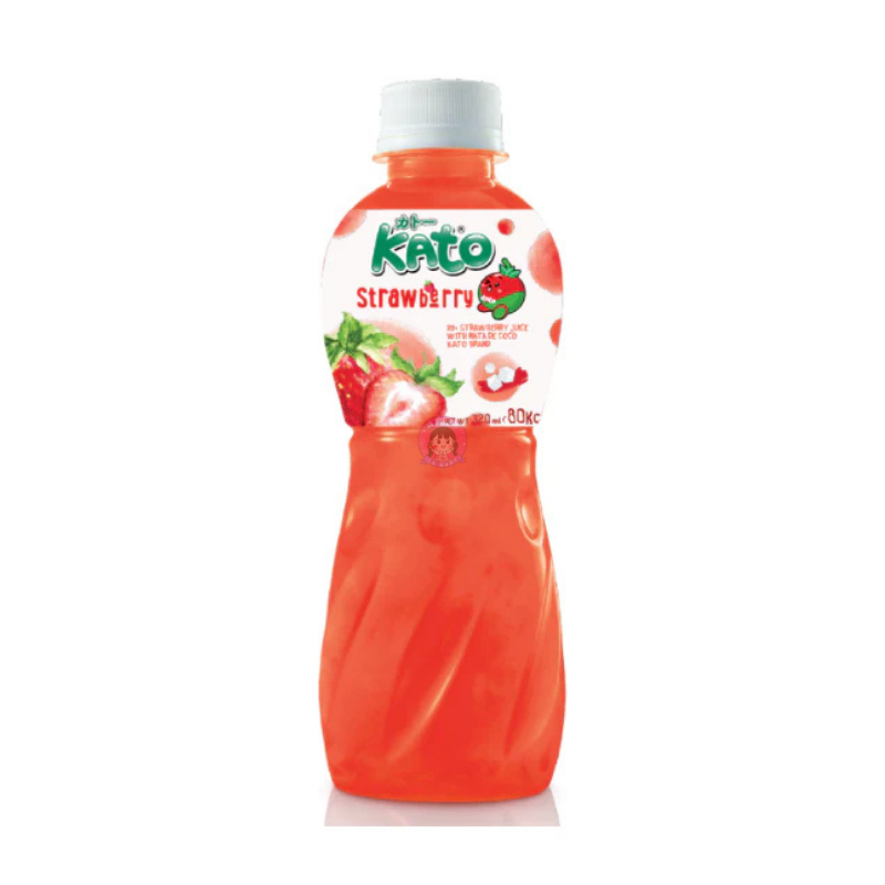 Kato Nata De Coco Strawberry Juice 320ml