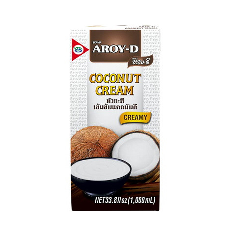 [BEAU-1017] Aroy-D Pure Coconut Cream, 33.8 Fluid Ounce