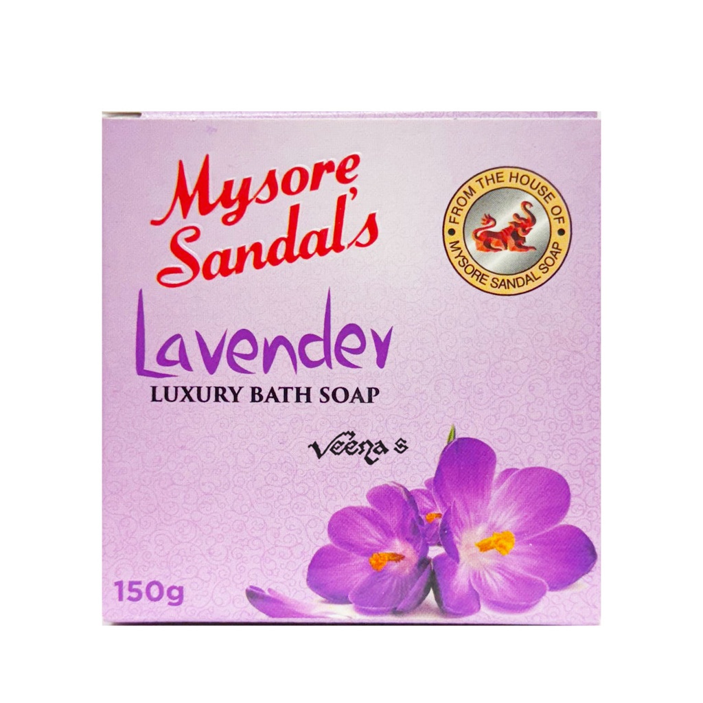 [BEAU-2007] Mysore Sandal Lavender Luxury Bath Soap 150g