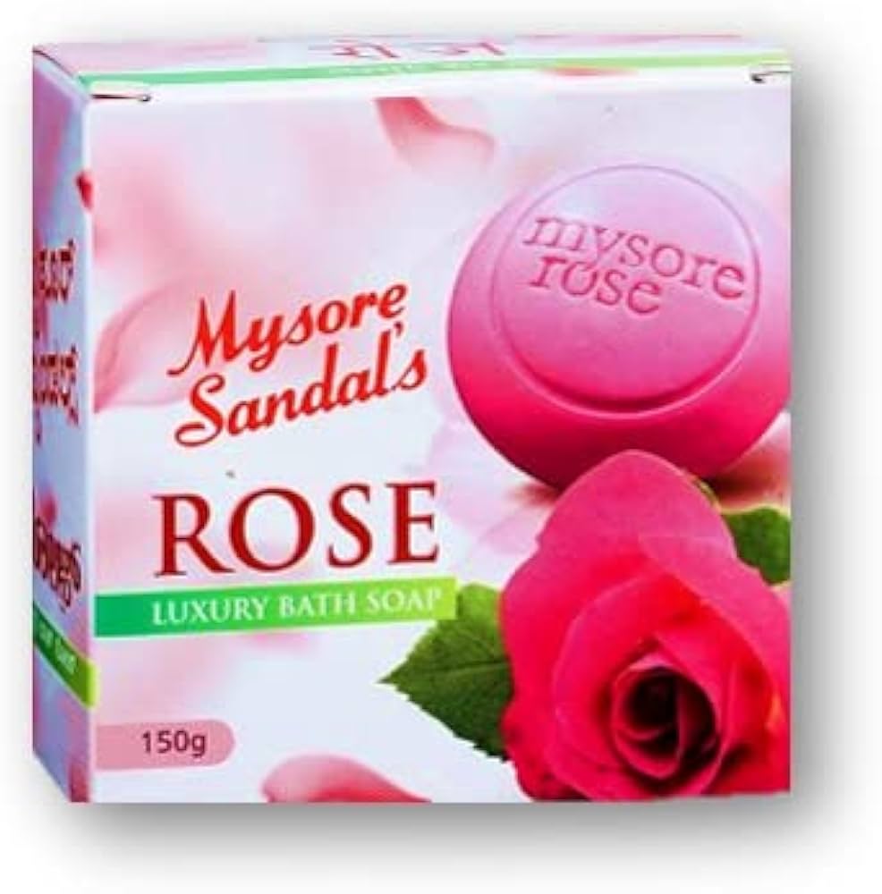 [BEAU-2008] Mysore Sandal Sandal's Rose Luxury Bath Soap 150g