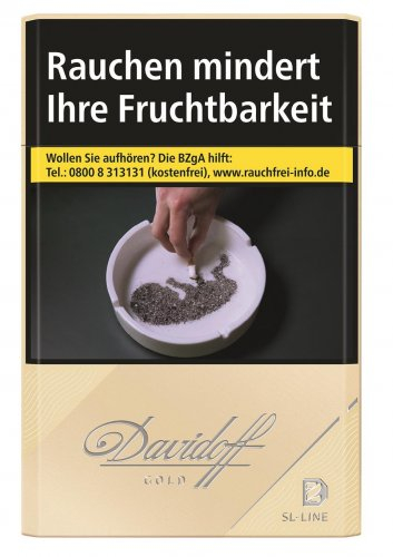 [BEVR-2015] Davidoff Einzelpackung Gold SL-Line (1x20) 100mm