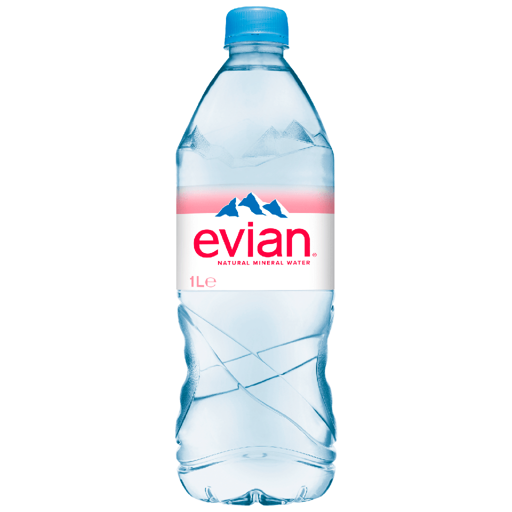 [BEVR-3069] Evian Natural Mineral Water Einweg Pfand 6x1L