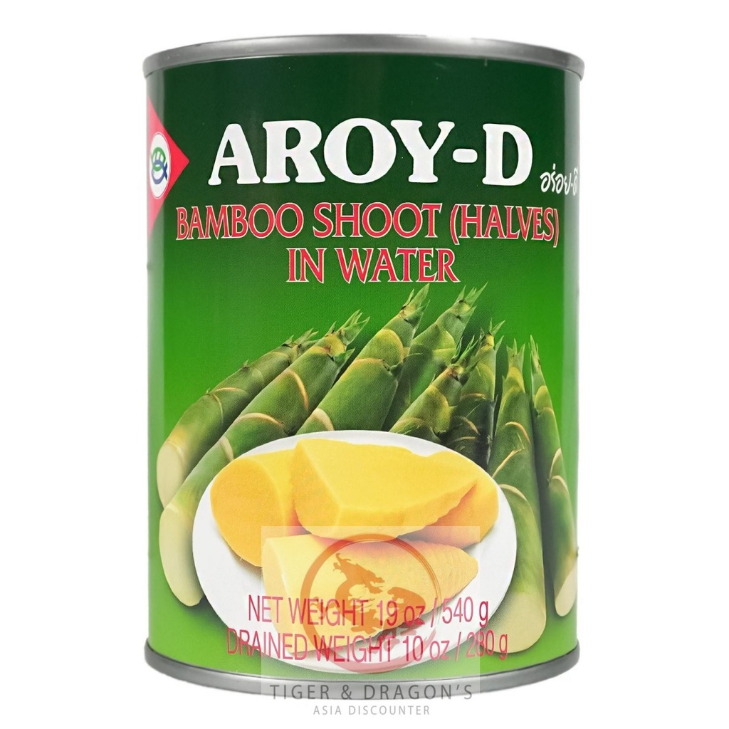 [BEVR-3085] Aroy-D Bamboo Shoot Halves In Water 540g