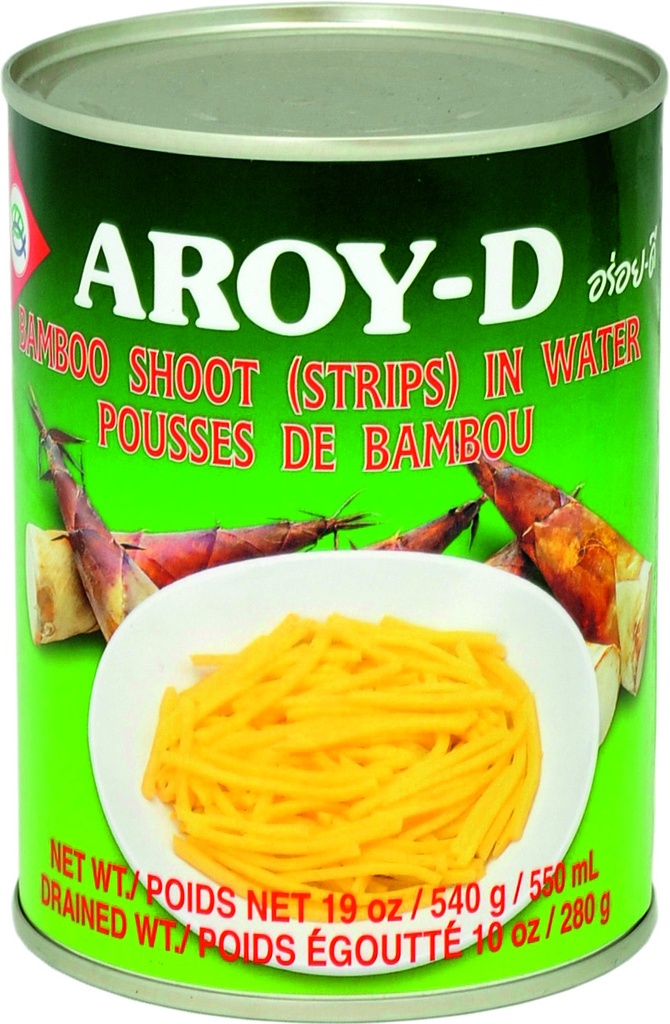 [BEVR-3086] Aroy-d Strips Bamboo Shoot In Water 540g