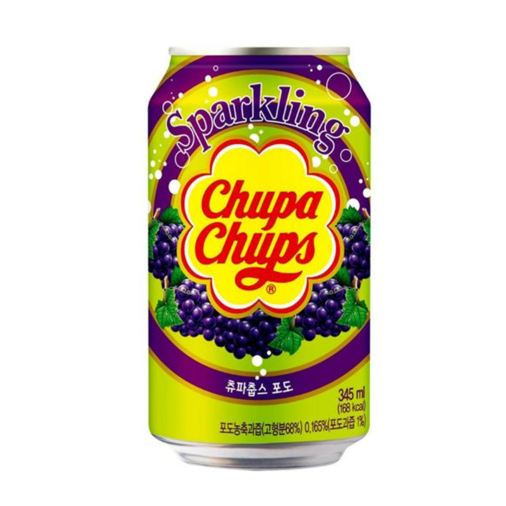 [BEVR-3117] Chupa Chups Sparkling Soft Drink - Grape 345ml