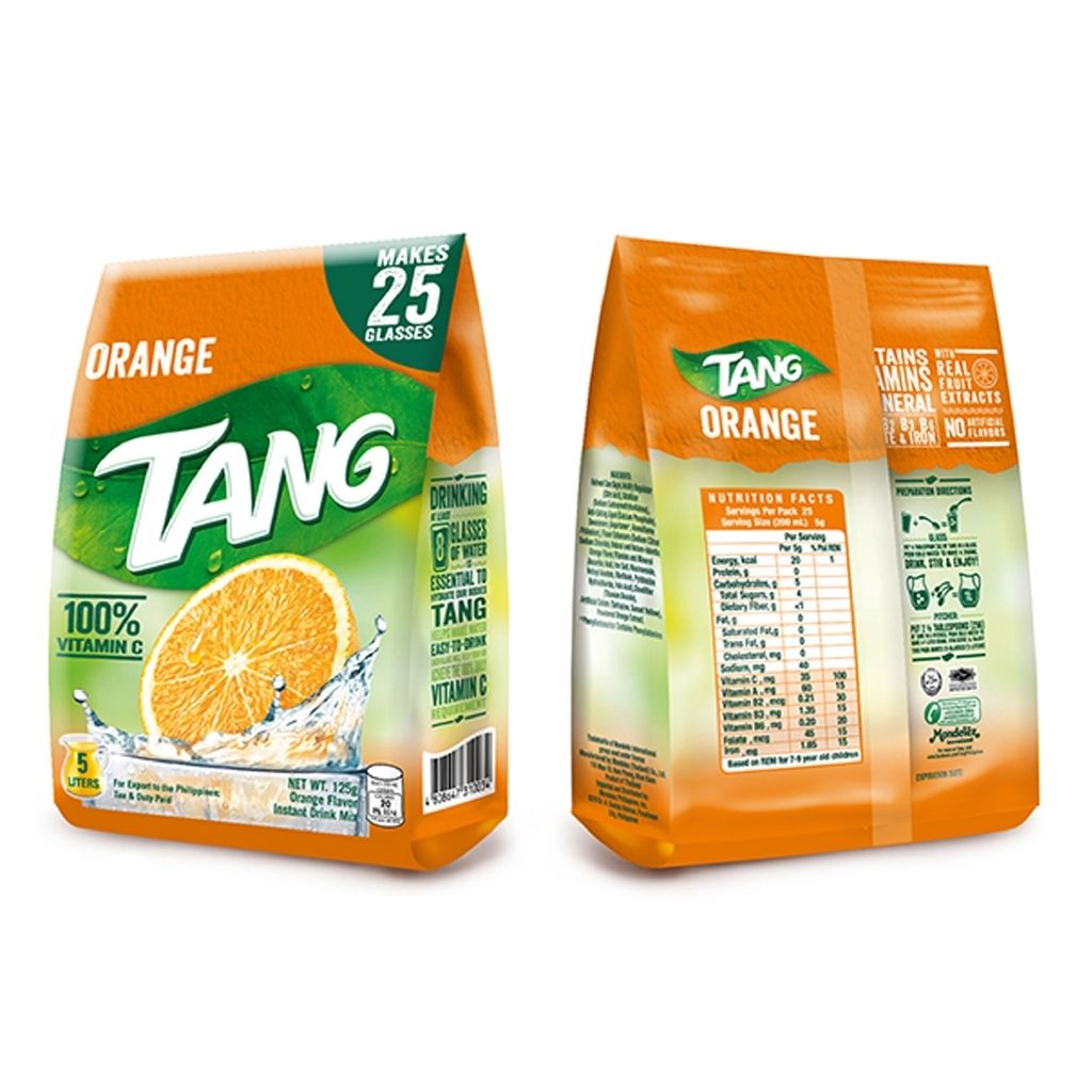 [BEVR-4027] O's Bubble Tang Orange Drink Instant Powder 125g
