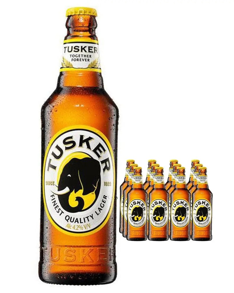 Tusker Finest Quality Lager Multipack 12x500ml