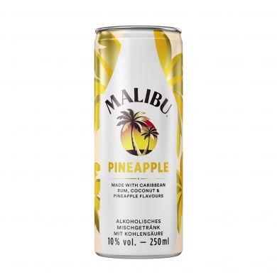 [BEVR-5061] Malibu Pineapple 10% Vol. DPG Alkoholisches Mischgetränk 1x0.25L