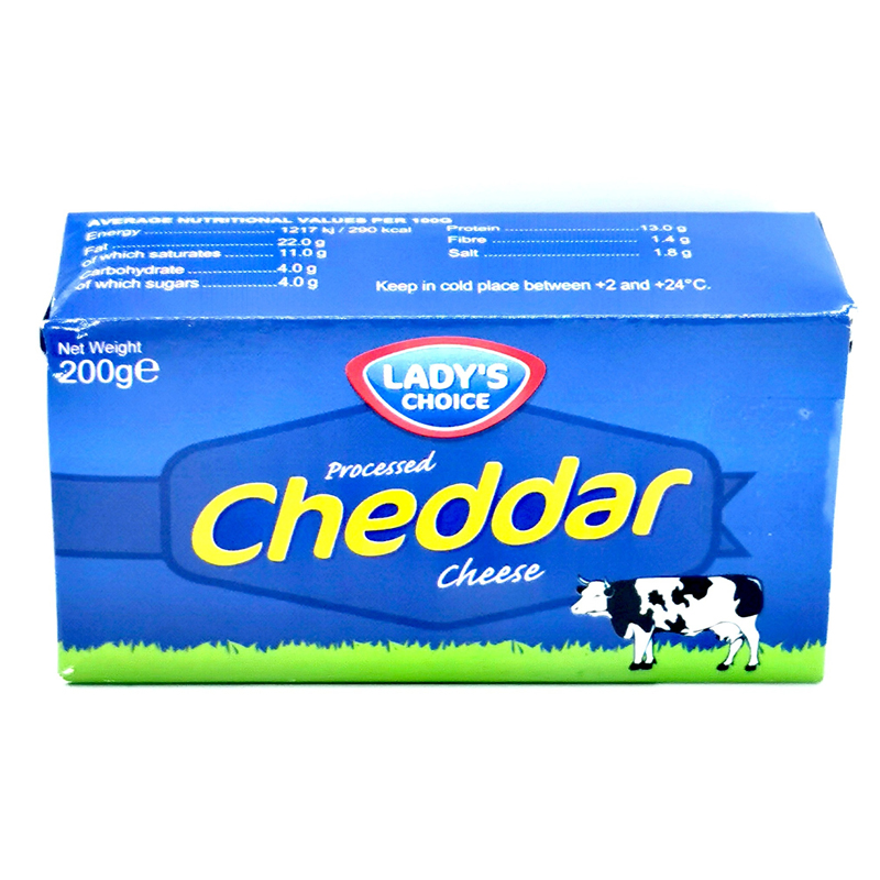 Hausmarke by brabanat Lady's Choice Processed Cheddar Cheese 200g