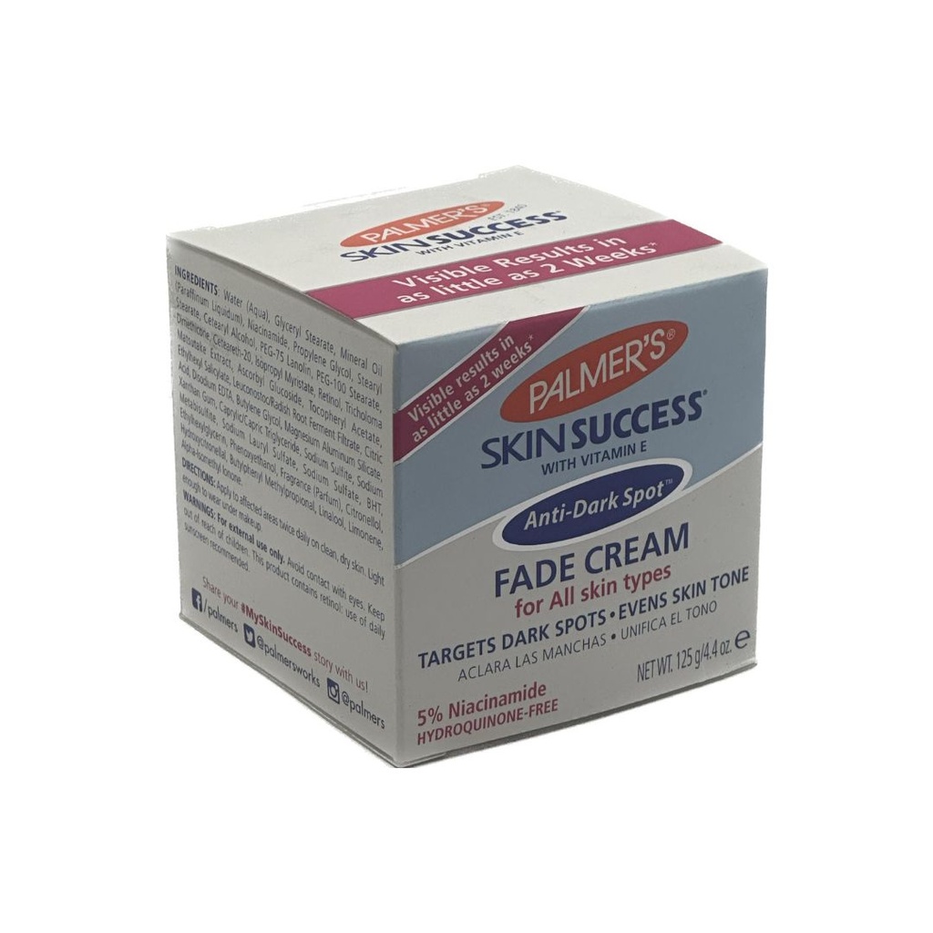 Palmer's Anti-Dark Spot Fade Cream, For All Skin Types 125g