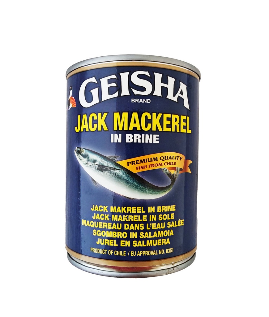 [DAIR-3028] Geisha Jack Mackerel In Brine 425g