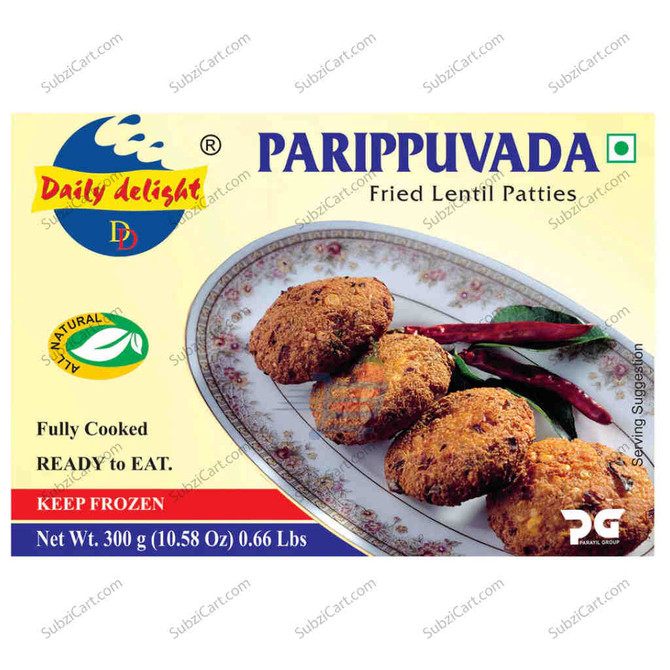 [DAIR-3083] Daily Delight Parippuvada - Frozen 300g