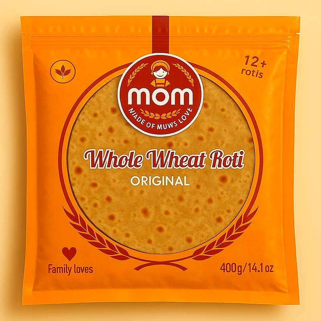 [DAIR-3084] Mom Made Roti Whole Wheat 400g