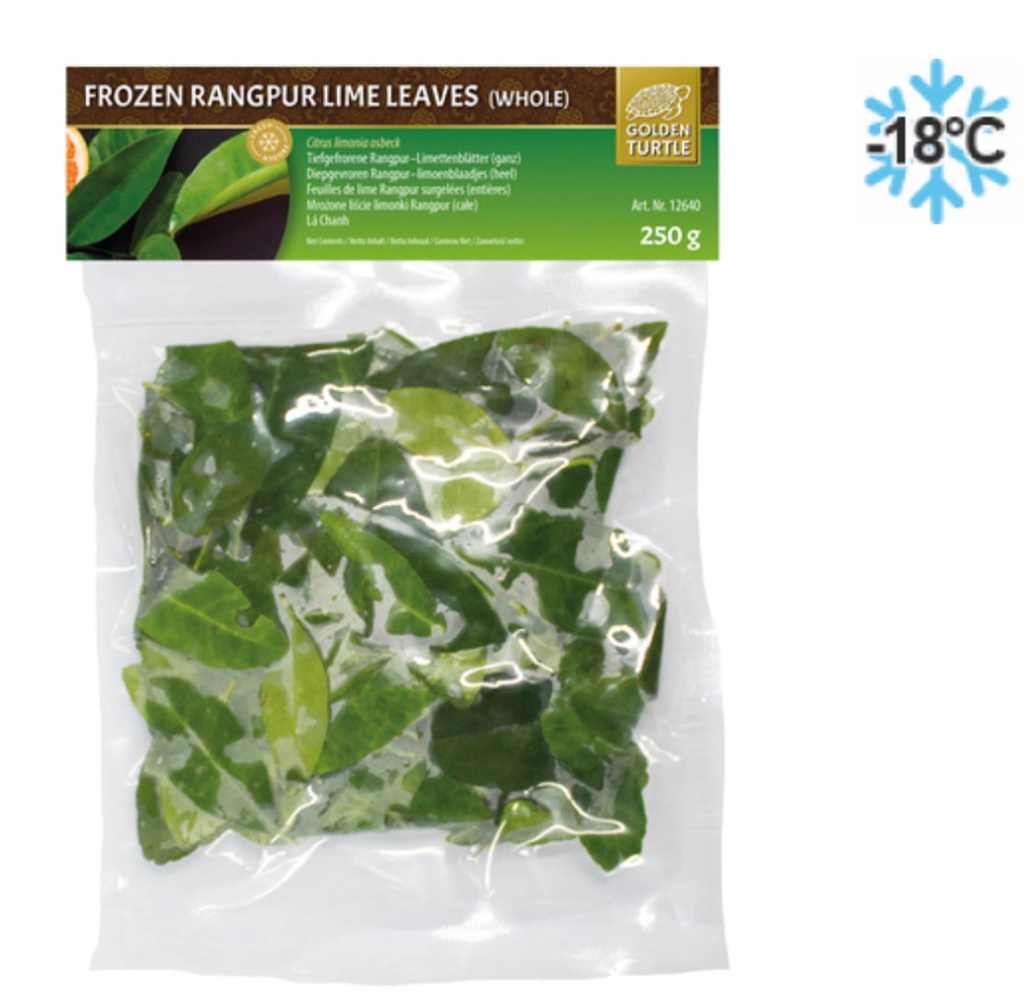 [DAIR-3100] Golden Tur Frozen Rangpur Lime Leaves