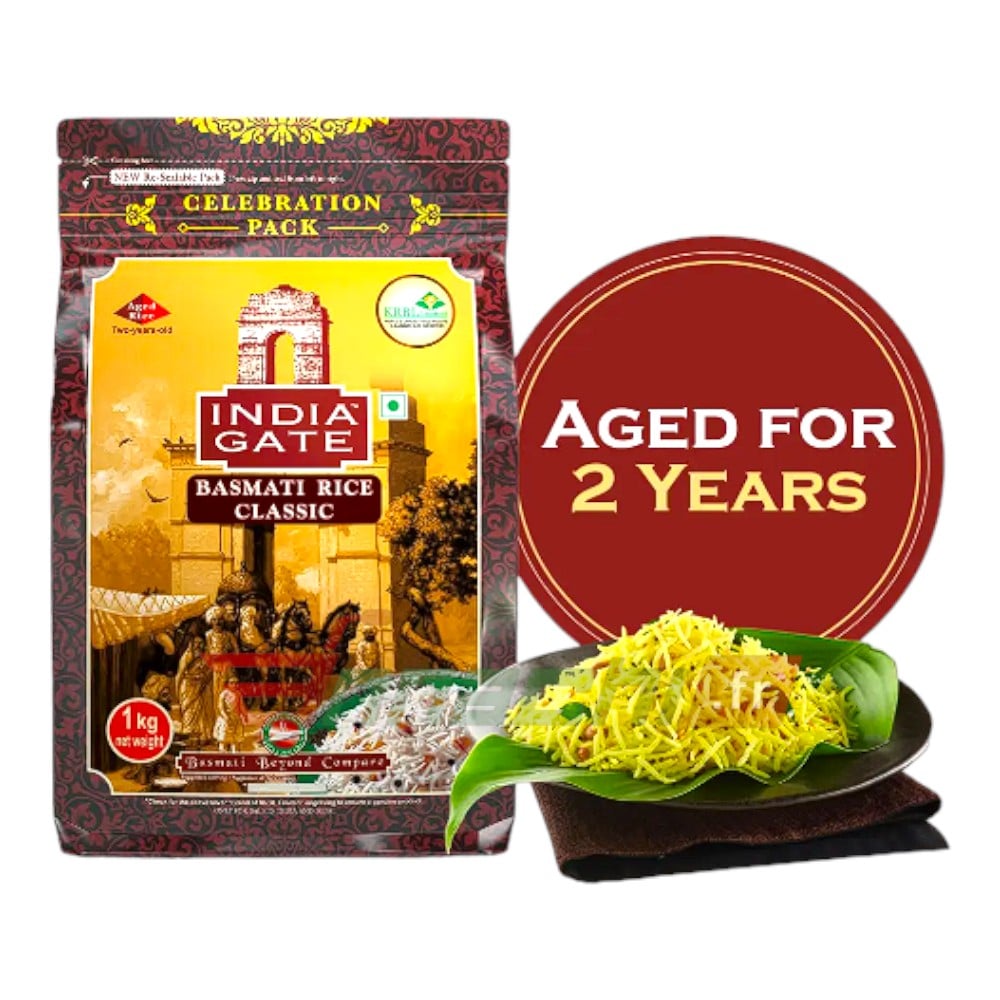 India Gate Basmati Rice Classic 1kg