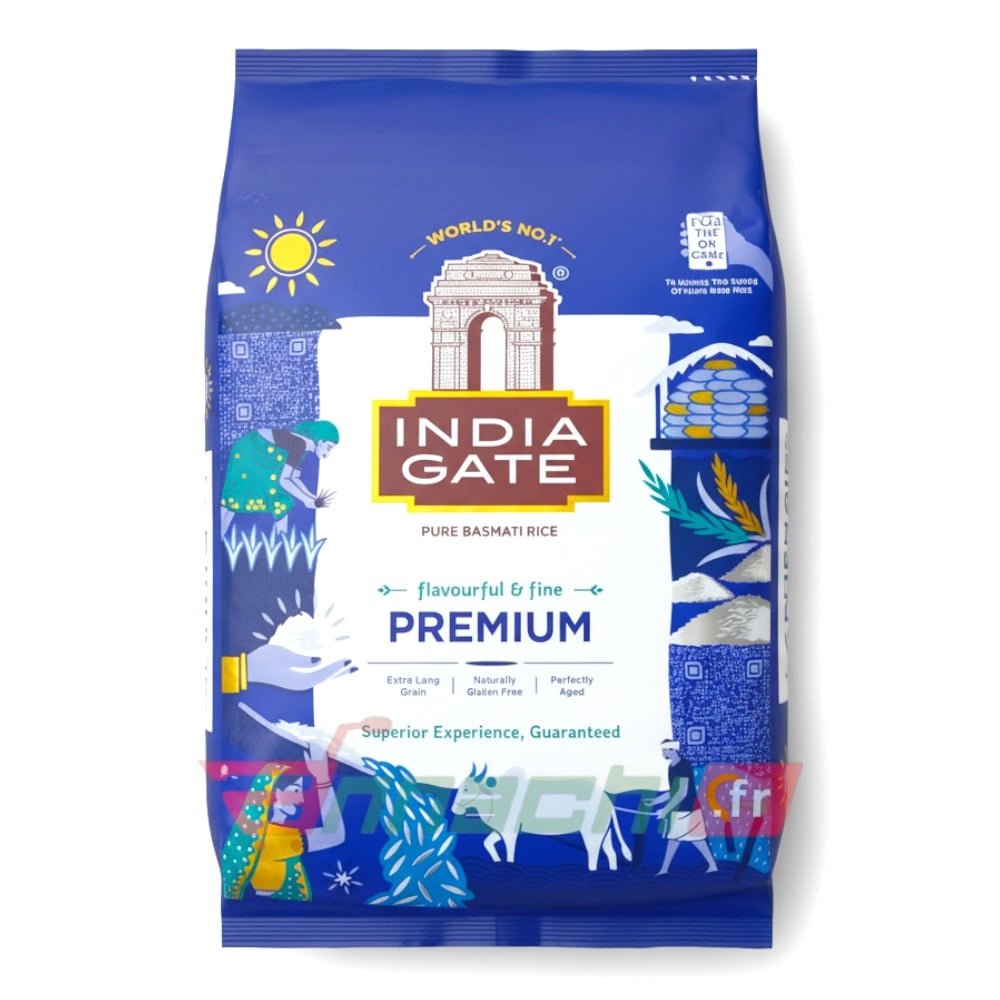 [GRFL-1041] India gate Premium Extra Long Basmati Rice 5kg