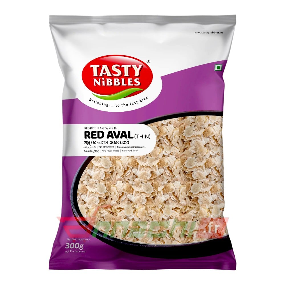 [GRFL-2010] Tasty Nibbles Red Poha/Aval 300g