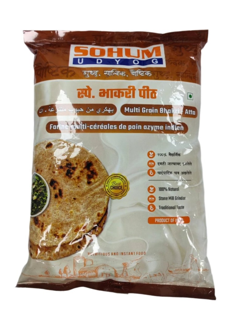 Sohum Udyog Multigrain Bhakri Atta 500g