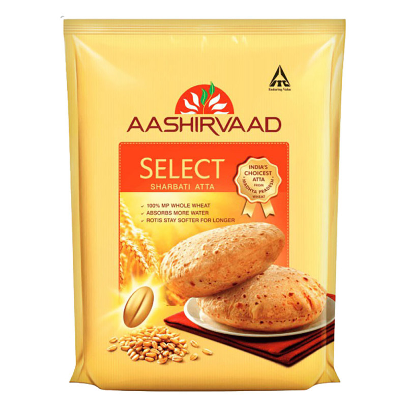 Aashirvaad Whole Wheat Flour Select Sharbati Atta 5kg