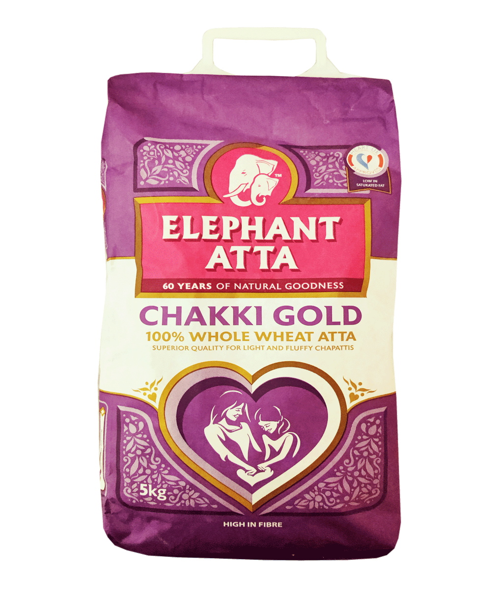 Elephant Atta Chakki Gold Whole Wheat Flour 5kg