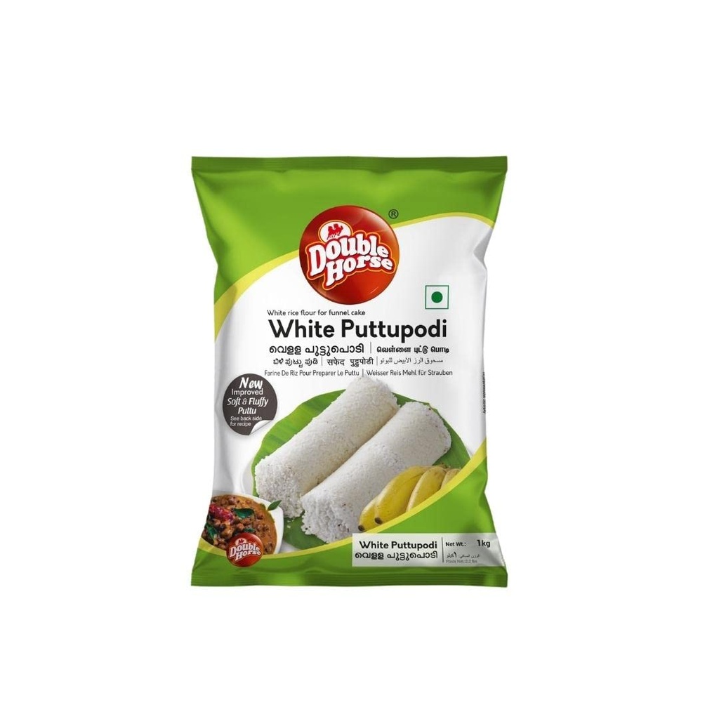 Double Horse White Puttu Podi 1kg