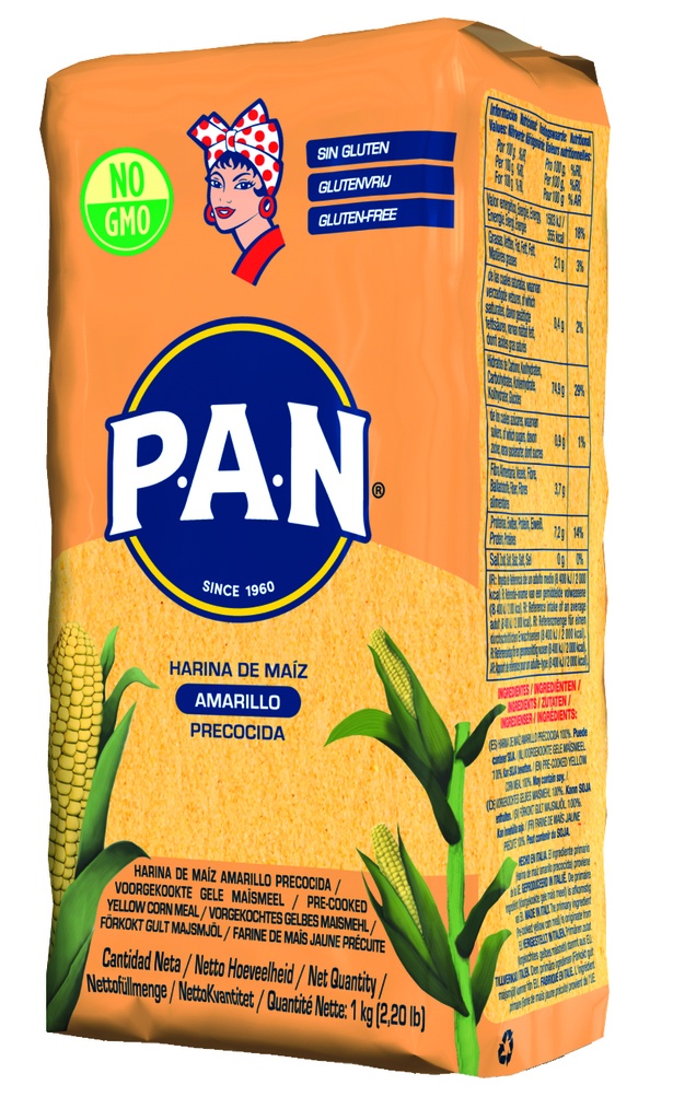 [GRFL-4082] PAN Corn Meal, Yellow, Pre Cooked 1kg