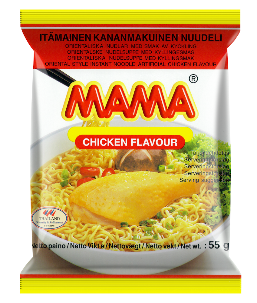 [NOOD-1015] Mama Chicken Flavour Instant Noodles Kip 55g