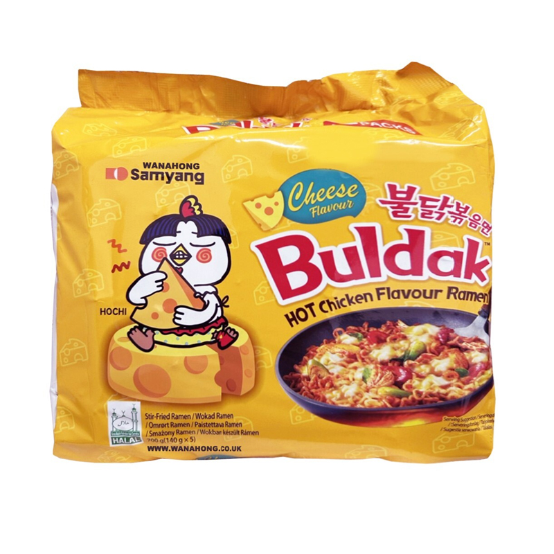 [NOOD-1019] Samyang Cheese Buldak Hot Chicken Flavour Ramen 700g 140x5g