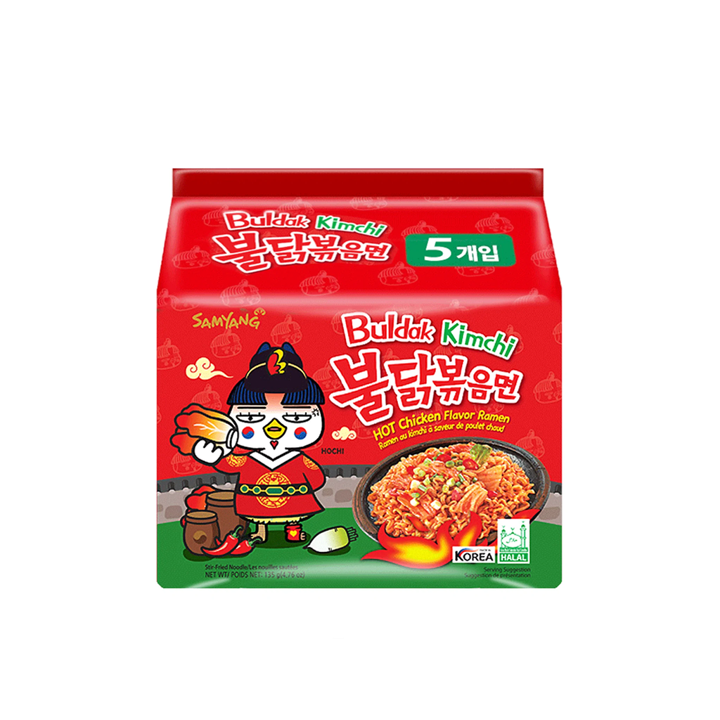 [NOOD-1021] Samyang Hot Chicken Ramen Buldak Kimchi Noodles 135g