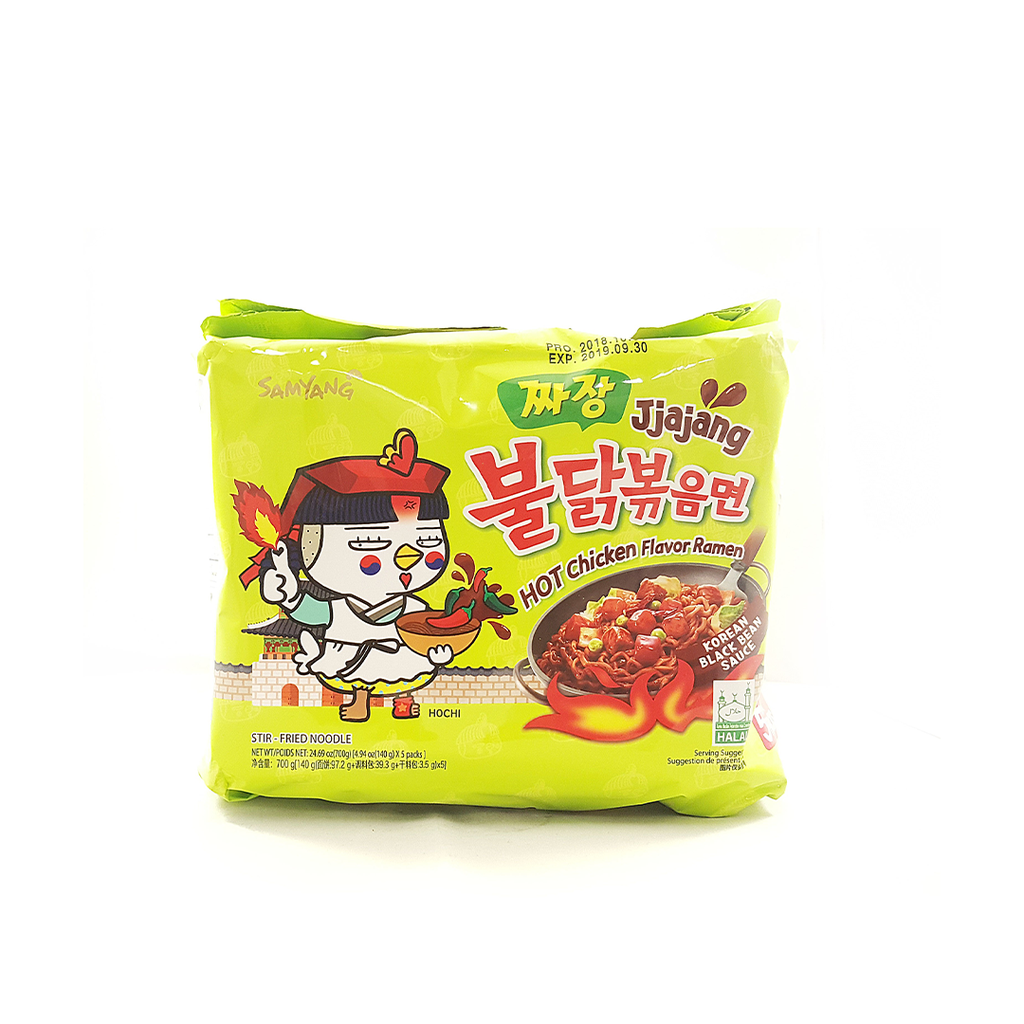 Samyang Hot Chicken Ramen - Jjajang Flavor 5 Pack 24.7oz
