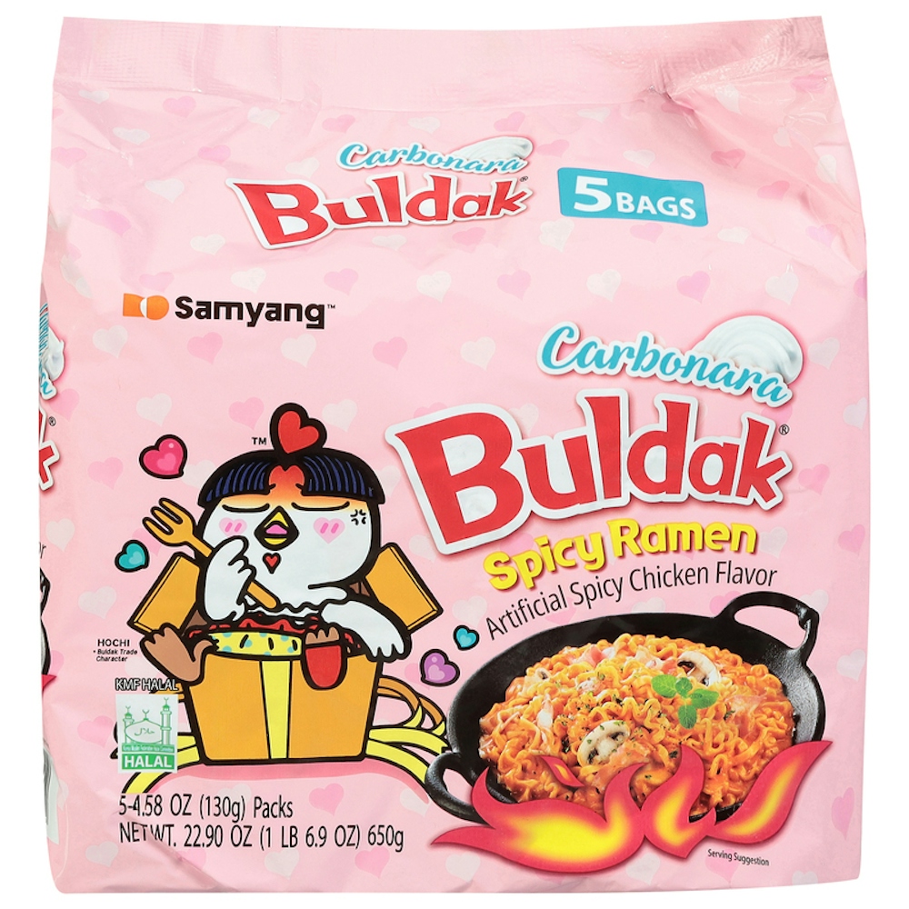 [NOOD-1023] Samyang 2 X Spicy Hot Chicken Carbonara Ramen Noodles