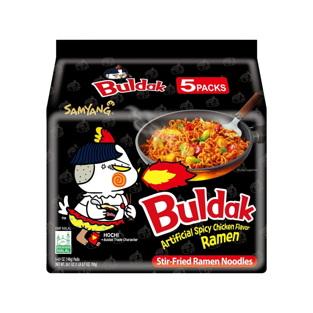 [NOOD-1028] Samyang Buldak Original Hot Chicken Flavor Ramen Noodles Spicy Korean Noodle Soup
