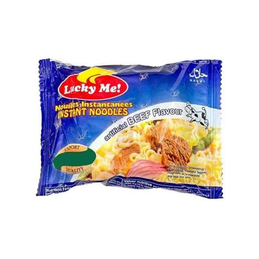 [NOOD-1030] Lucky Me Instant Noodles Beef Flavor 55g