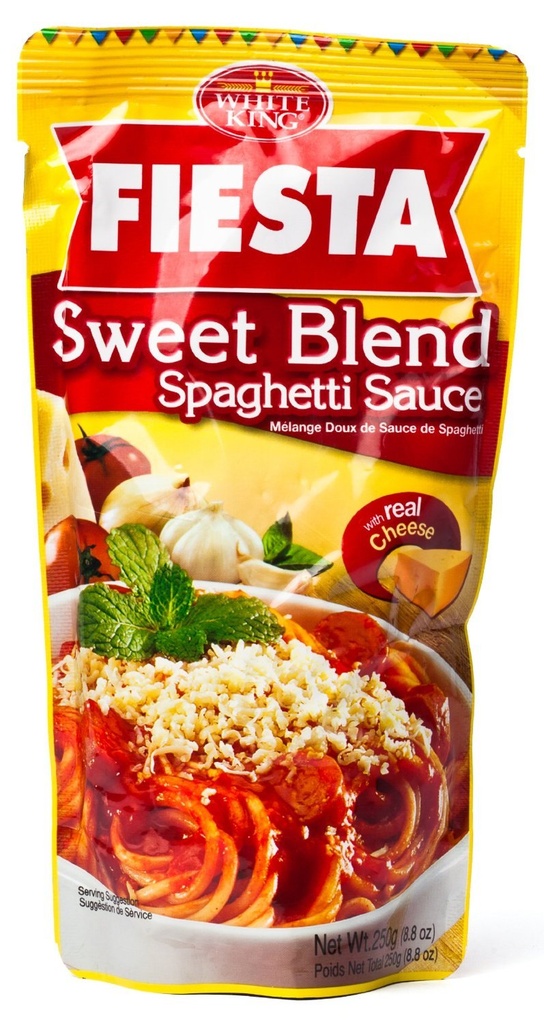 [NOOD-3006] White King Fiesta Spaghetti Sauce Sweet Plus Parmesan Cheese 500g
