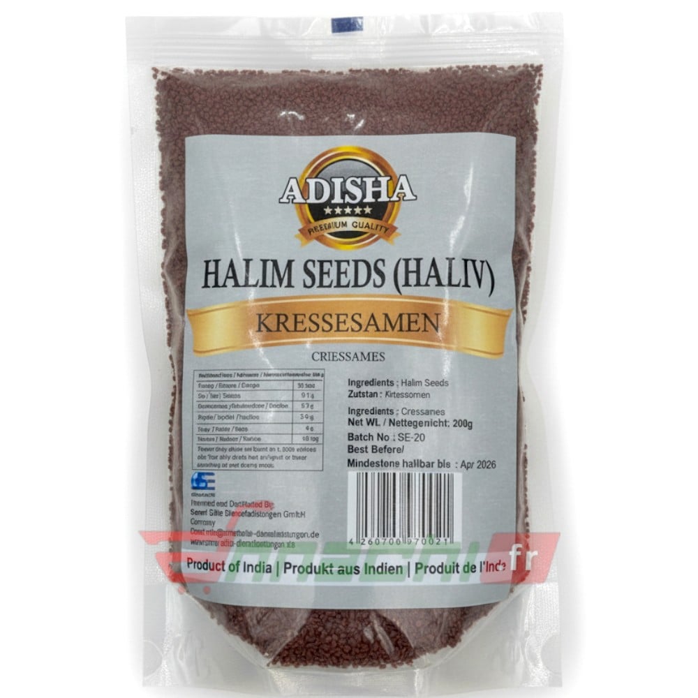 [NUTS-2020] Tasty Nibbles Adisha Halim Seeds (haliv) 200g