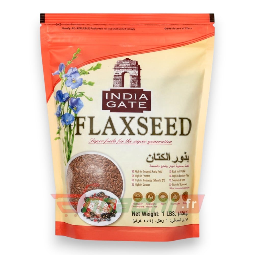 [NUTS-2022] India gate Flax Seed 454g
