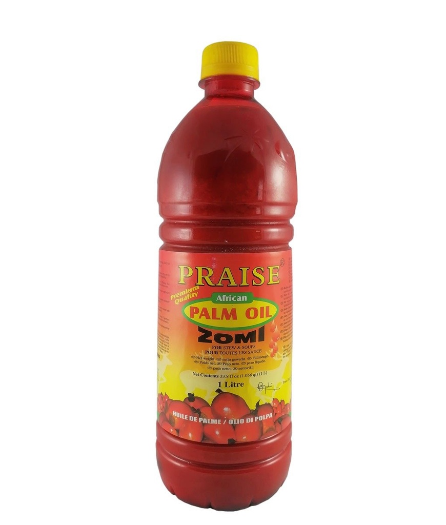 Praise Red Palm Oil, 1-Litre - Zomi