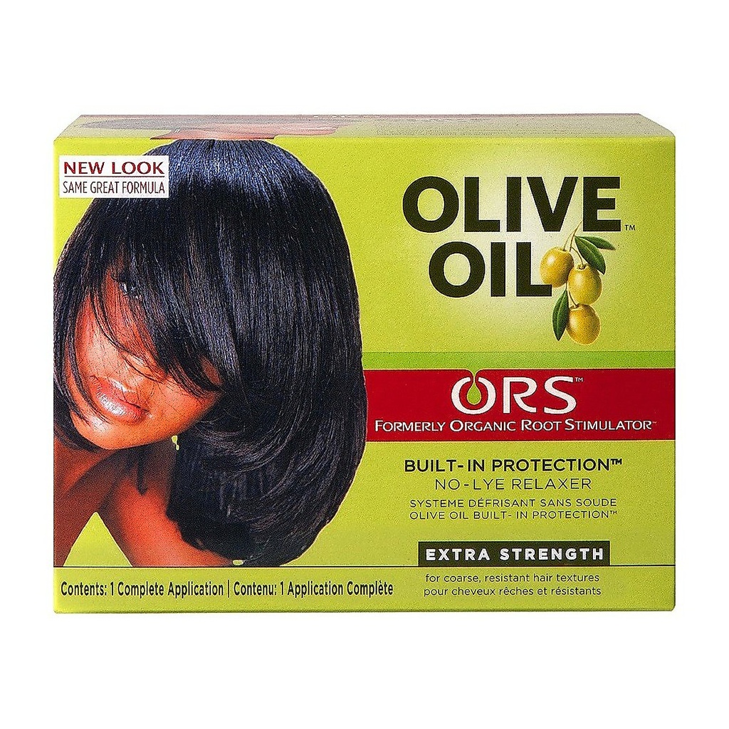 ORS Olive Oil Built In Protection No Lye Extra Strength Hair Relaxer Kit
