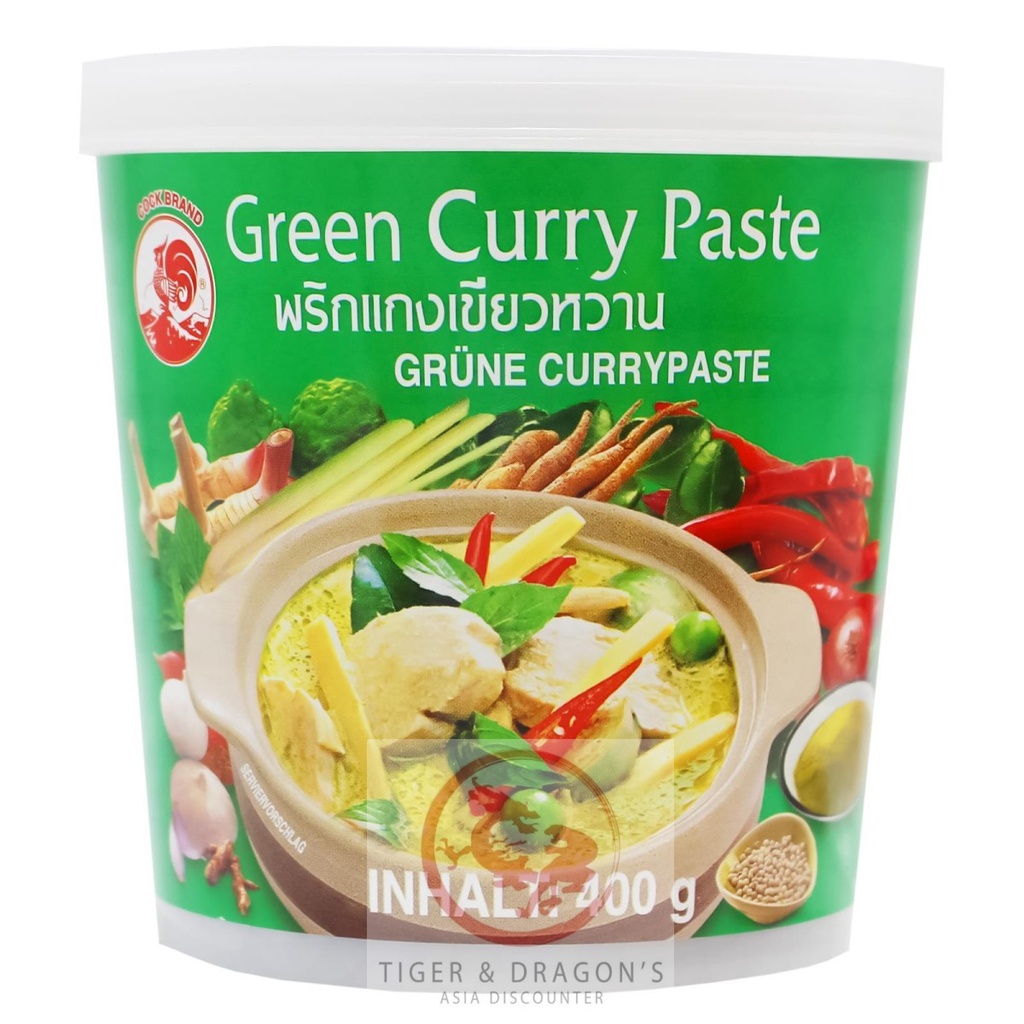 [PAST-2013] Cock Brand Green Curry Paste