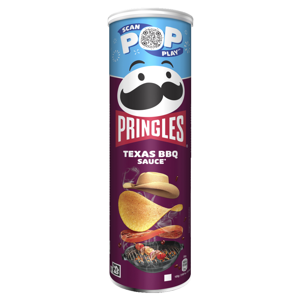 Pringles Texas BBQ Sauce Sharing Crisps 185g