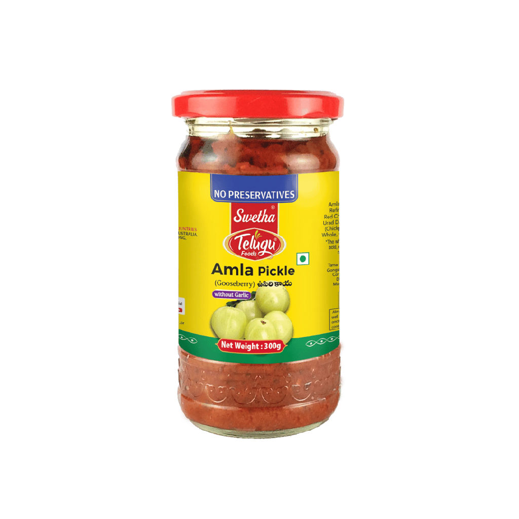 [PICK-1007] Telugu Foods - Amla Pickle Without Garlic 300g